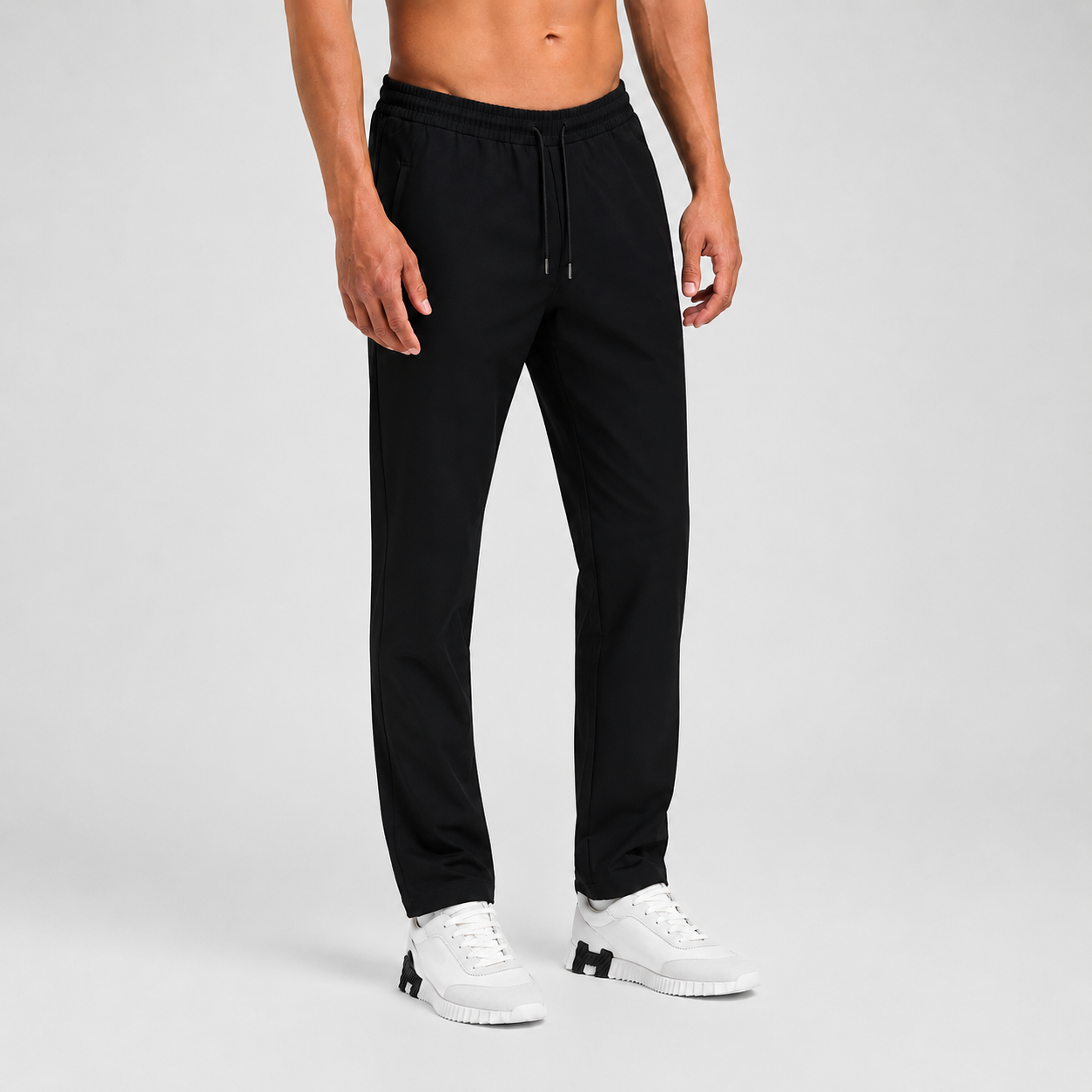 The Casual Tech Pant – Deep Black