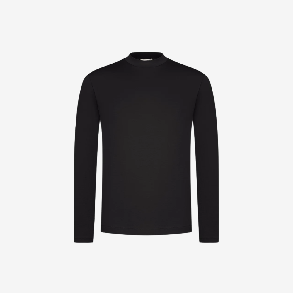 The Classic Longsleeve – Deep Black