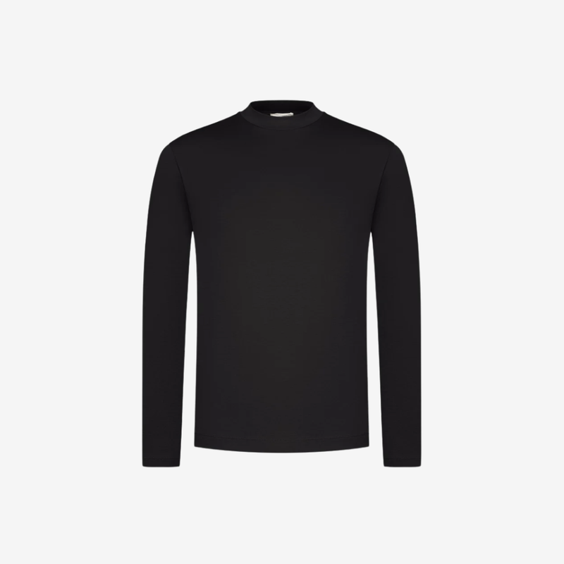 The Classic Longsleeve – Deep Black