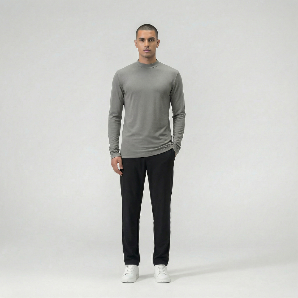 The Classic Longsleeve - Stone Grey
